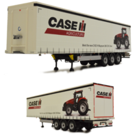 Pacton Curtainsider Auflieger Case IH Desig